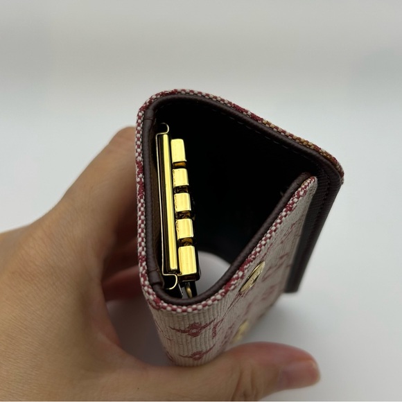 Louis Vuitton Monogram Denim Pink 4 Key Holder - Picture 9 of 10